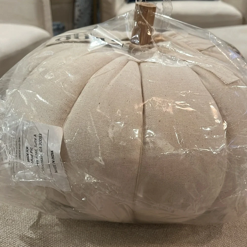 Mud Pie Decorative Ghost Jack-o-Lantern/NWT